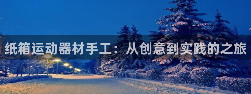 好博体育官网下载平台：纸箱运动器材手工：从创意到实践的之旅
