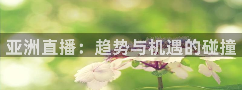 球神直播间：亚洲直播：趋势与机遇的碰撞